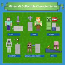 Mattel 美泰官方 Minecraft 红石可动人偶 - 可动红石电路机制模型，兼容乐高积木，适合 7-14 岁男孩的生日礼物 - 彩色 - 查看 4