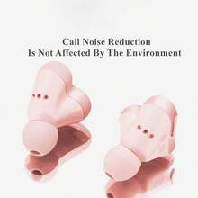 1个可爱心形无线耳机，HiFi立体声心形音乐耳机，时尚浪漫心形设计，精美礼物，情人节礼物 - 彩色 - 查看 7