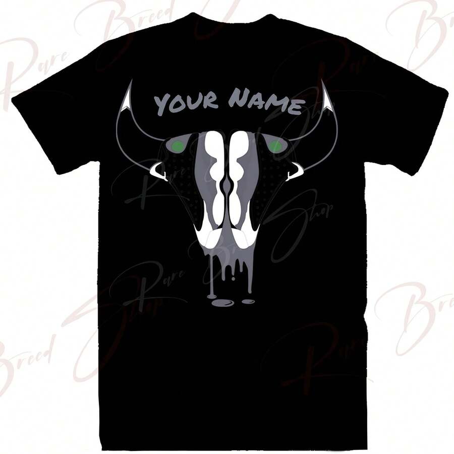 Camiseta Ox para combinar con Jordans Retro 13 Black Flint, camiseta Retro 13 Black Flint, camiseta deportiva Retro 13 Black Flint - forma - Ver 1