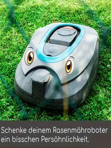 Robot Eye Stickers: Self-Adhesive And Removable, Made Of High-Quality PVC Material. Suitable For Robots, DIY Projects And Home Decor. Featuring Cute Robot Face Design, Suitable For Plastic Surfaces. - Multicolor - View 4