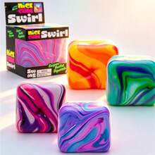1 món đồ chơi bóp hình khối mochi vân đá cẩm thạch mới, đồ chơi mềm dẻo, đồ chơi giảm căng thẳng, món quà hoàn hảo, quà tặng ngày lễ, quà Giáng sinh. - Nhiều màu - Xem 3
