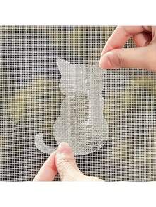 12片装动物造型窗纱修补贴 - 猫、鸽子、蝴蝶、小鸟 - 易于粘贴，防水防蚊纱窗胶带，快速修补撕裂和破洞，持久耐用，家居装饰防护，动物造型，耐用网状材质 - B - 查看 3