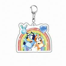 1pc 2026 New Bluey Acrylic Bag Ornament, Random Varied Styles, Cute Daily Decor & All-Season Surprise Presents.(Stochastic Style) - Multicolor - View 3