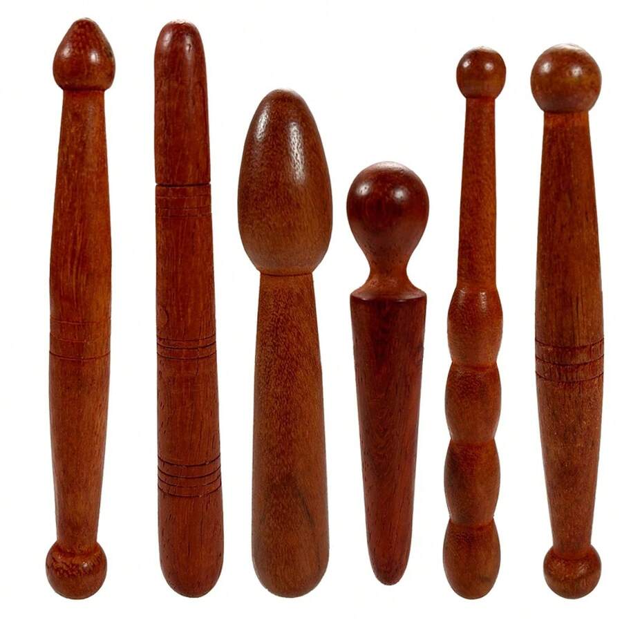 1PCS Wooden Reflexology Sticks Foot Hand Massage Wooden Stick Tools Thai Face Neck Back Waist Massager Trigger Points - 1 - View 1