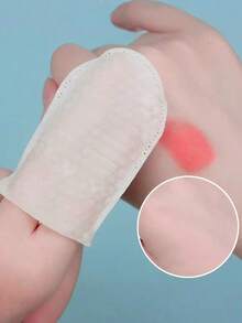 120Pcs Soft U-Shaped Touch Pads - Makeup Remover Pad With Finger Inserted, Cleaning Cotton, Suitable For Makeup Remover And Nail Care - Non-Alcoholic, Ideal For Cleansing And Skin Care Preparation, Skin Care Accessories - Cotton Pads - View 4