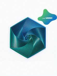 1 brinquedo antiestresse em espiral hexagonal impresso em 3D, criativo, divertido, colorido e interativo, para relaxamento dos dedos de adultos. Ideal como presente de aniversário, formatura ou outras ocasiões especiais para familiares e amigos. - Multicolorido - Ver 12