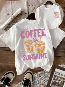 Dam-T-shirts - Vitt - Visa 5