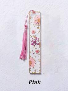 Personalized Acrylic Bookmarks, Support Multiple Languages/Fonts/Customization, Tassel Decor, Ideal Gift For Students, Classmates, Family, Friends Or Loved Ones To Showcase Your Unique Personalized And Special Care. School Supplies, Back To School Season, Multifunctional, Decorative, Reusable, Fashionable, Colorful, Cute, Retro, Cartoon, Customized, Personalized, Unique - Multicolor - View 10