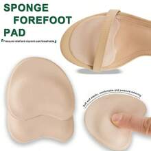 2pcs Metatarsal Pads, Thick Shock-Absorbing Cushions For High Heels & Sandals, Anti-Slip Breathable Forefoot Comfort Insoles - View 5