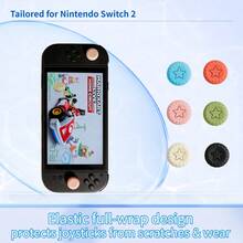 适用于Switch 2游戏手柄的硅胶遥控感应帽，NS第二代摇杆帽 - 查看 3