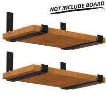2/4x Shelf Brackets Rustic Heavy Duty Industrial Scaffold Board Shelf Bracket - 20 Centimeters - View 6