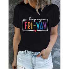 Women T-Shirts - Black - View 9