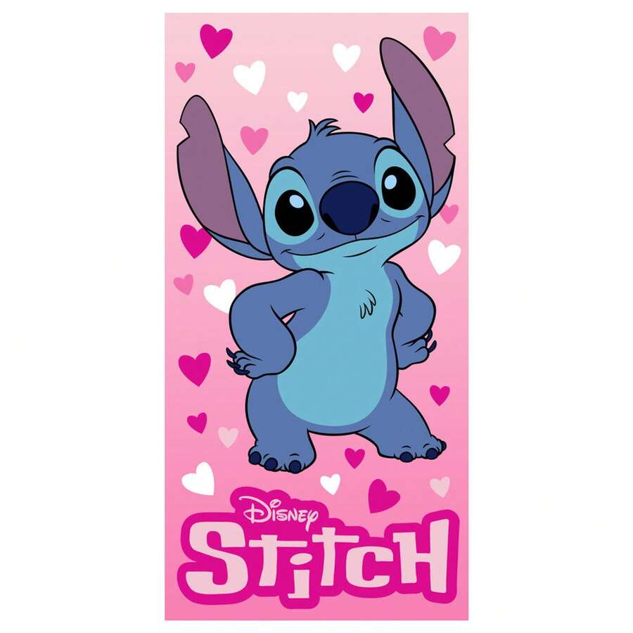KIWI Disney Stitch Beach Towel Microfiber Quick Dry 70x140 Cm Lightweight For Pool And Bath Official Licensed - Option 3 - View 1