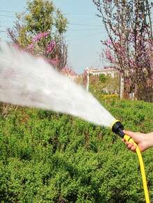 Boquilla de manguera de jardín con conector, rociador de agua de alta presión ajustable, boquilla de manguera de jardín ajustable de 1000/2000/4000 mallas con conector rápido, adecuada para regar el césped, las plantas, lavar el coche y la limpieza al aire libre con rociador de agua a alta presión - malla 1000 - Ver 8