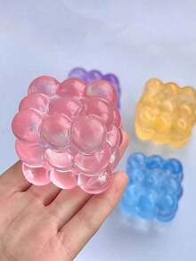 1pc Random Highly Elastic Squeeze Material Handheld Desktop Toy, Effectively Relieves Anxiety While Maintaining Cubic Shape. Suitable For Holiday Gifts, Fun & Cute Gifts, Birthday Gifts, Easter Gifts, Halloween Gifts, Christmas Gifts, Party Gifts, Squishy, Squishy Toys, Squishy Stress Toy, , Dumpling Squish - Nhiều màu - Xem 4