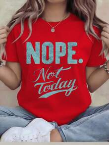Camiseta de Talla de Edición Limitada - Camiseta con Estampado Divertido para Mujer - Top Casual de Manga Corta con Cuello Redondo y Corte Holgado, Lavable aáquina para Comodidad en Todas las Temporadas, Adecuada para Uso Casual. |   Corte holgado |   Impresiones duraderas, adecuadas para varios regalos navideños, enviadas desde un almacén local. Algodón ligero. - Blanco - Ver 3
