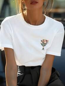 Women T-Shirts - White - View 6