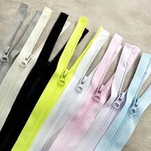 A Set Of 8 High-Quality No. 3 Single-Ended Open-End Nylon Zippers, Suitable For Sportswear And Sun-Protective Clothing - Multi-Color Combination Pack Including White, Black, Gray, Etc. - Durable Zippers In Multiple Sizes, Suitable For Sewing - 0044 8pcs Mixed Color - View 3