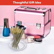 1pc Acrylic Hair Tie Organizer, Hair Accessory Display Rack, Transparent Bracelet & Watch Storage Box - Gift For Women, Teenage Girls, Back To School - Clear - View 11
