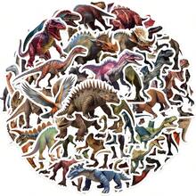 50 miếng dán khủng long kỷ Jura, miếng dán khủng long bạo chúa Tyrannosaurus Rex, thích hợp để tự trang trí điện thoại, máy tính, bình nước và sách. - 50 cái - Xem 11