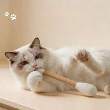 超大号棉签猫玩具，巨型棉签猫玩具，互动逗猫棒，大号毛毡棉签猫咪咀嚼玩具，耐用又好玩的宠物玩具 - 彩色 - 查看 2