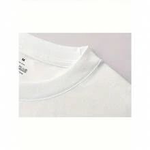 Women's Casual Short Sleeve T-Shirt With New York Skyline Graphic Print - White Crew Neck Sport Blouse For Spring/Summer, Machine Washable Streetwear, Spring Fashion,  Design, Easy Care - 白色的 - 查看 5