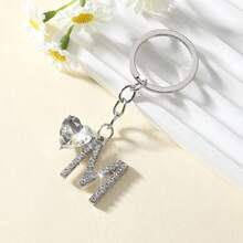 1pc English Letter Keychain, Popular Letter Car Key Chain, Women Accessory Bag Pendant, Holiday Gift - Letter Keychain - View 22