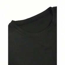 Camiseta Daria Sick Sad World con logotipo de ojo y texto 'Drippy', manga corta, top de verano, camiseta de algodón informal estampada, ropa deportiva divertida, transpirable y absorbente de humedad, adecuada para fiestas, hogar, ocio diario, deportes y fitness, para el verano. - Negro - Ver 4