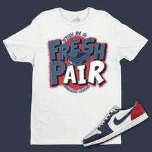 Camiseta New Pair a juego Jordans 1 Low Howard University - forma - Ver 1