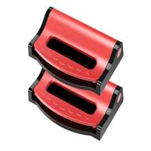 2 piezas Clips ajustables de cinturón de de plástico resistente para automóvil, hebilla antideslizante para cinturón de , clip de fijación simple para estilo de automóvil - A - Ver 7