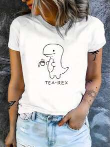 Women T-Shirts - White - View 2
