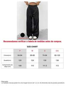 Striped Tailored Wide Leg Pants - Negro - Ver 4