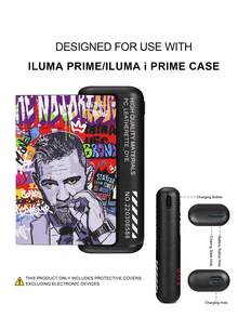 1PC For IQOS ILUMA ONE/ I One/New Iluma I One, ILUMA/Iluma I ,ILUMA PRIME/Iluma I Prime Protective Case Full Protection Anti-Drop Fashion Personalized Graffiti Leather Case Anti-Scratch Anti-Rub Anti-Pressure Anti-Shock PU+PC Splicing Hard Shell Precise Hole Position Leather Case Couple Style Multiple Colors Available Gift For Self-Use Storage Box - 1 - View 25