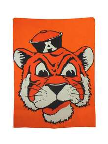 Auburn Merch Tigers Throw Blanket Warm Blankets Breathable Air Conditioner Blanket For Car Classic Outdoor Blankets For Picnic For All Season - màu đen - Xem 2