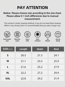 VVX Women Tummy Control Shapewear Tank Tops Seamless Square Neck Compression Tops Slimming Body Shaper Camisole - Black/White - View 2