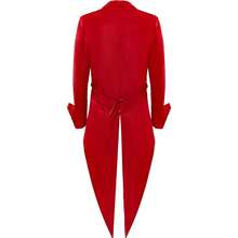Stage Dance Wear - Red Tailcoat - View 4
