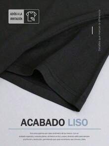1pc Camiseta informal de algodón con cuello redondo para mujer Camiseta deportiva para mujer Camiseta para hombre Camisetas para parejas Regalo de San Valentín Regalo de cumpleaños Regalo de Navidad Camiseta unisex Apta para todas las estaciones, % algodón YFMB - Negro - Ver 6