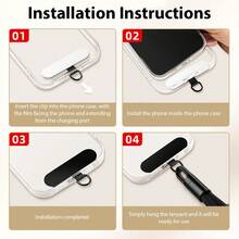 1pc Premium 360-Degree Rotation Anti-Lost Phone Lanyard, Adjustable Wrist Strap, Universal Short Wrist Rope With Rotating Self-Locking Buckle For Men And Women - Multicolor - View 7