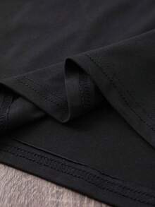 Camiseta Casual de Cuello Redondo para Mujer, Talla Grande, con Gráfico de Corazón "Está Bien Ser Diferente" para la Concientización sobre el Autismo, Tela Ligeramente Elástica, para Uso en Todas las Temporadas, Camiseta Oversize, Camisetas de Tallas Grandes - Negro - Ver 5