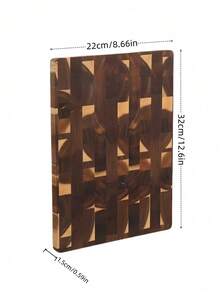 Talenan Kayu Rosewood Berkualitas Tinggi - Talenan Persegi Panjang Kayu Solid untuk Dapur, Cocok untuk Daging, Keju, Roti | Permukaan dengan Tekstur Serat Alami | Talenan Bergaya untuk Penggunaan di Rumah dan Profesional, Talenan Serbaguna | Desain Kayu Alami | Permukaan Halus, Cocok untuk Tahun Baru Imlek, Paskah - View 7