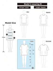 SWAVVY Men's Casual Short Sleeve Crew Neck T-Shirt With Letter And Pineapple Print, Men's Crew Neck Printed T-Shirt, Urban Style, White And Red Graphic T-Shirts For Men, Japanese Urban Style Graphic T-Shirt. - 灰色 - 查看 8