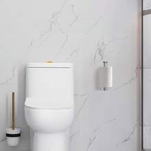 MK34052 Porta Carta Igienica Adesivo Portarotolo Carta Igienica Acciaio Inox per Bagno e Toilette,Acciaio Inossidabile - Visualizzare 5