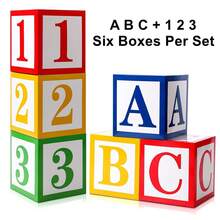 Back To School Party Decoration Set - ABC123 Colorful Letter & Number Stacking Balloon Box, Suitable For Kindergarten, School Theme Events Decor - View 6