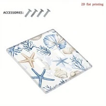 1 tấm ốp công tắc điện in 2D họa tiết bản đồ hàng hải, đa chức năng, dễ vệ sinh, phù hợp cho phòng ngủ, nhà bếp và nhà ở, phụ kiện trang trí phòng độc đáo, thiết kế phẳng 2D. - Nhiều màu - Xem 9