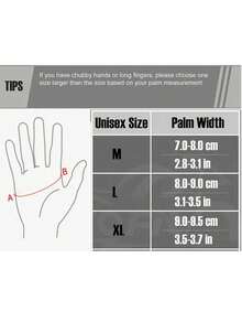 Un par de guantes de motocicleta con pantalla táctil, guantes de motocross y carreras todoterreno negros para motociclistas - Negro - Ver 3