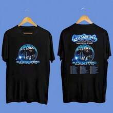 Camiseta de la banda de rock The Offspring Supercharged Worldwide In 2026 Music - Negro - Ver 1
