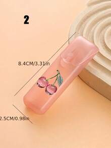 Caja de palillos de dientes de plástico con estampado de cereza, caja de almacenamiento de palillos y bastoncillos, contenedor de almacenamiento portátil para viajes al aire libre y camping, dispensador de palillos minimalista, también se puede usar como caja de pastillas o caja de cigarrillos - Multicolor - Ver 8