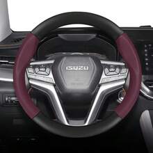 Hocasen Bọc vô lăng, chất liệu da giả sợi carbon mờ kết hợp với da PU đục lỗ thoáng khí, phù hợp với các dòng xe D-MAX/MU-X/ELF/N-Series/FORWARD/F-Series/TRAGA/TRAVIZ và các mẫu xe khác, có các màu đen, đỏ tía, nâu cà phê, cam. - Vỏ bọc vô lăng đục lỗ - Xem 16