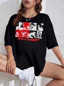 Women T-Shirts - Black - View 1