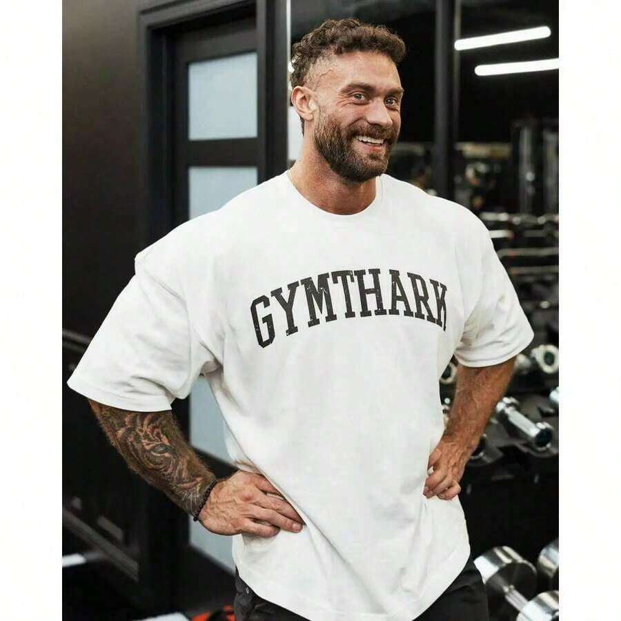 Short-Sleeve Sports T-Shirt - White - View 1